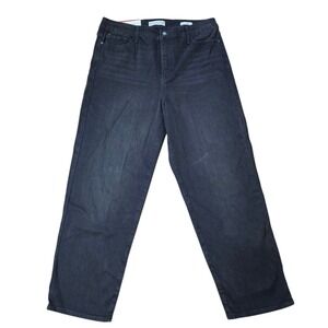 Social Standard by Sanctuary Slim Straight Black Jeans‎ Womens Size 14/32